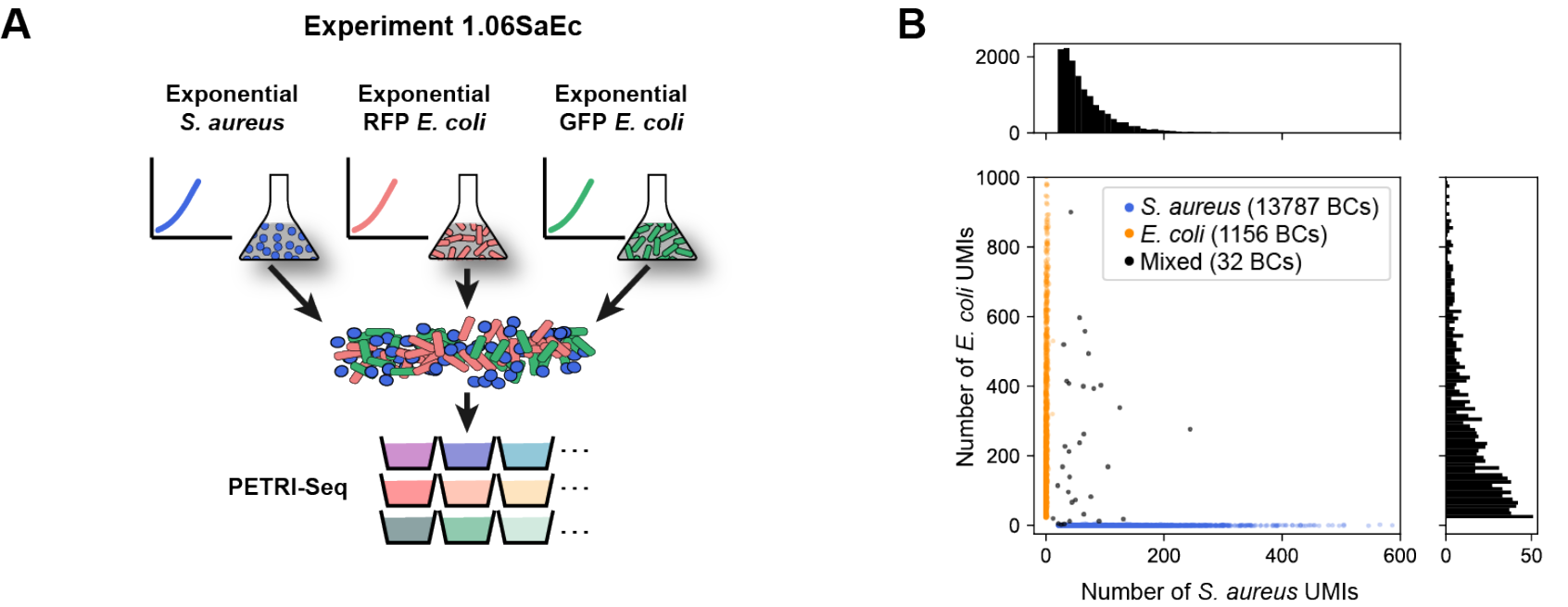 Figure 3 Species mixing experiments for validation of PETRI-seq.png